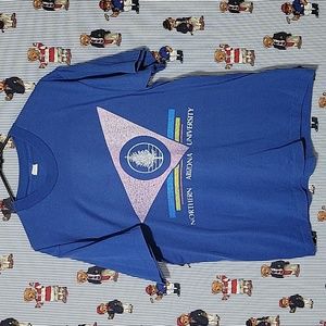 Vtg 80s Northern Arizona University Velva Sheen made is usa T shirt